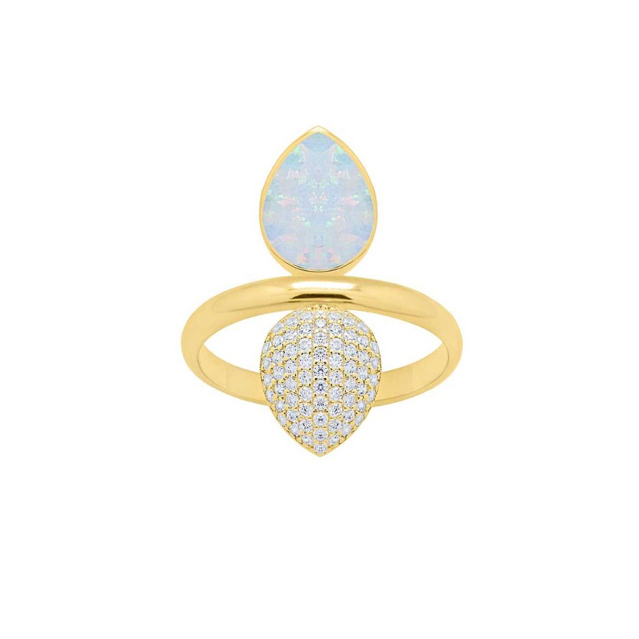 Rings CANDY | Ring Palia, 925 Sterling Silver, Gold-Plated