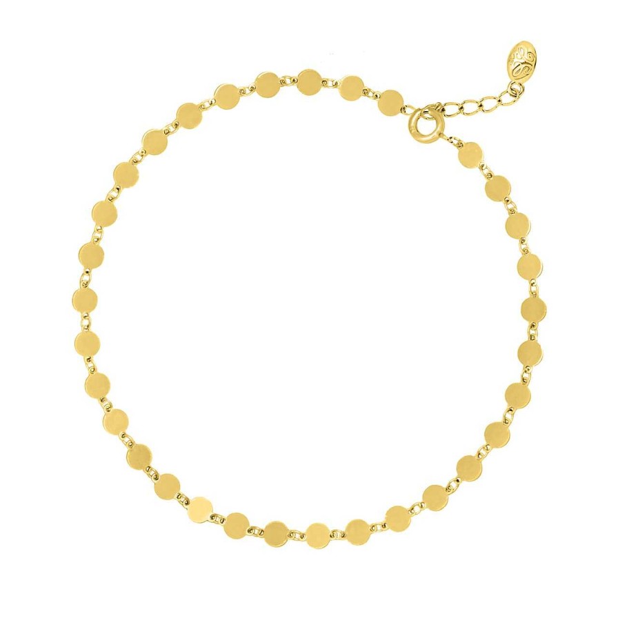 Anklets CANDY | Anklet Maya, 925 Sterling Silver, Gold-Plated