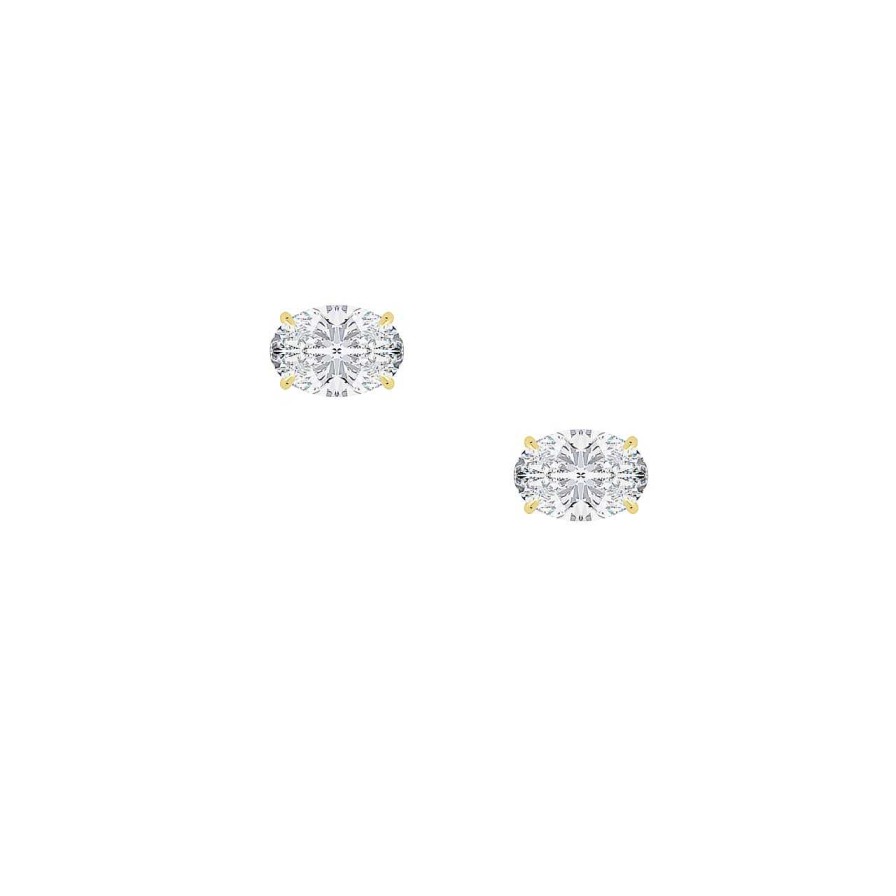 Earrings CANDY | Earstuds Ima, 925 Sterling Silver, Gold-Plated