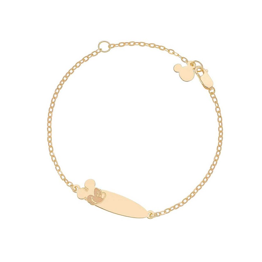 Children CANDY | Disney Id Bracelet Mickey Mouse, Gold 375