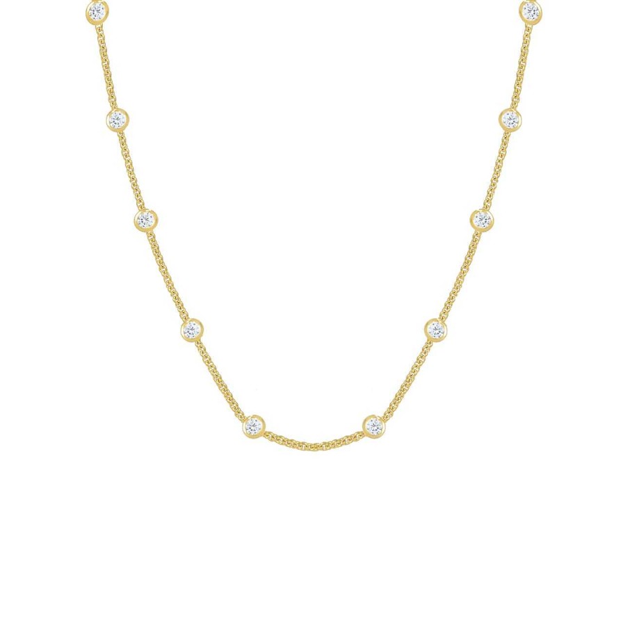 Necklaces CANDY | Necklace Enny, 925 Sterling Silver, Gold-Plated