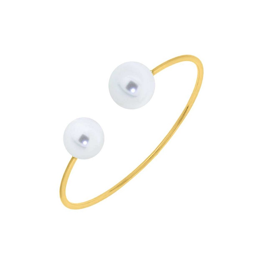 Bracelets CANDY | Bangle Bond, 925 Sterling Silver, Gold-Plated