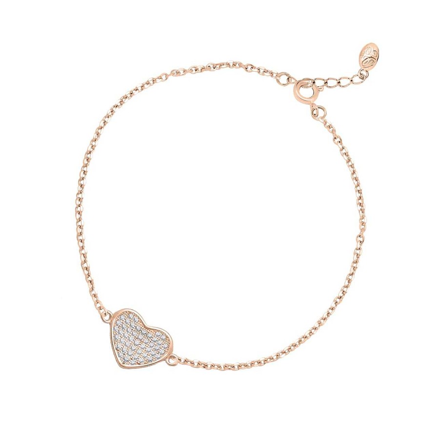 Bracelets CANDY | Bracelet Ametti, 925 Sterling Silver, Rose Gold Plated