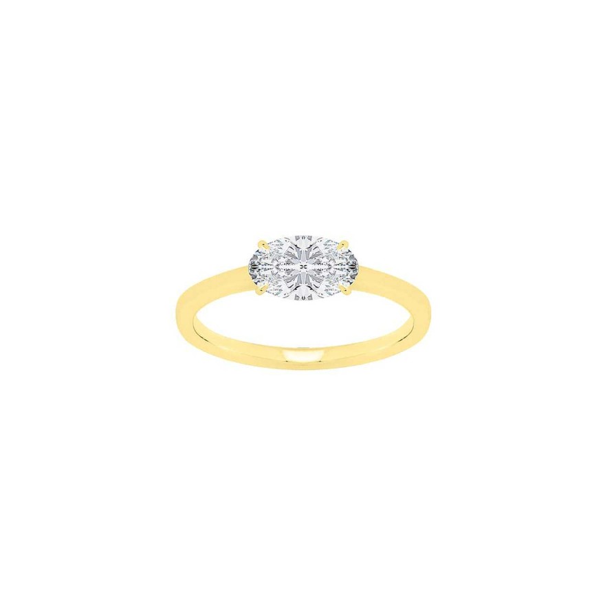 Rings CANDY | Ring Ima, 925 Sterling Silver, Gold-Plated