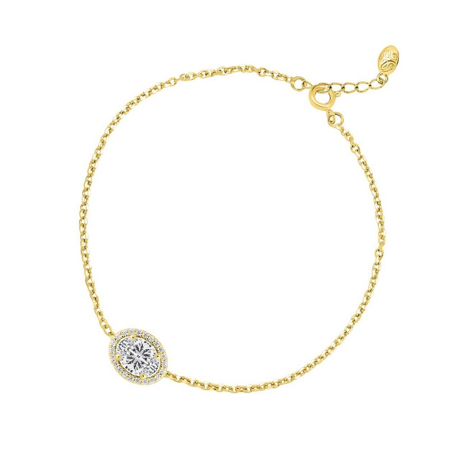 Bracelets CANDY | Bracelet Belina, 925 Sterling Silver, Gold-Plated