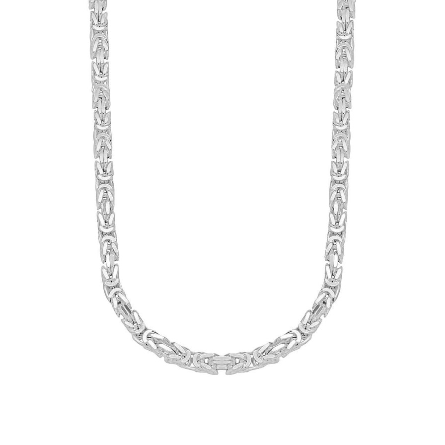 Men CANDY | Byzantine Chain Necklace Heracles 5.9 Mm, 925 Sterling Silver