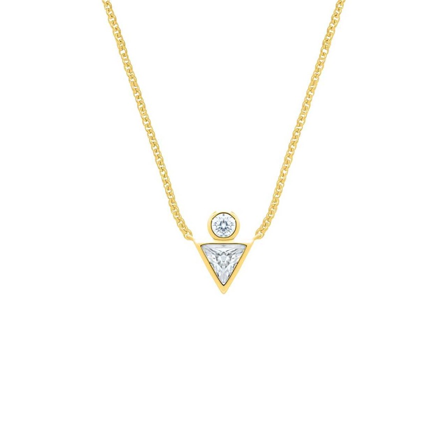 Necklaces CANDY | Necklace Lizzie, 925 Sterling Silver, Gold-Plated