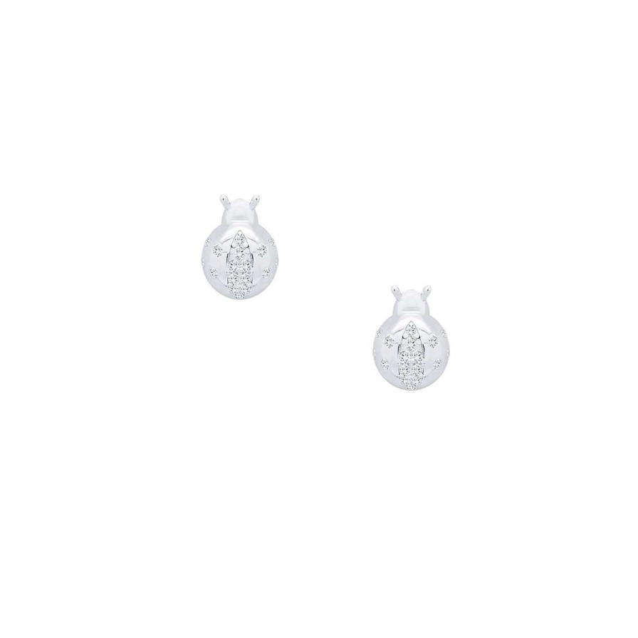 Children CANDY | Earstuds Ladybug, 925 Sterling Silver