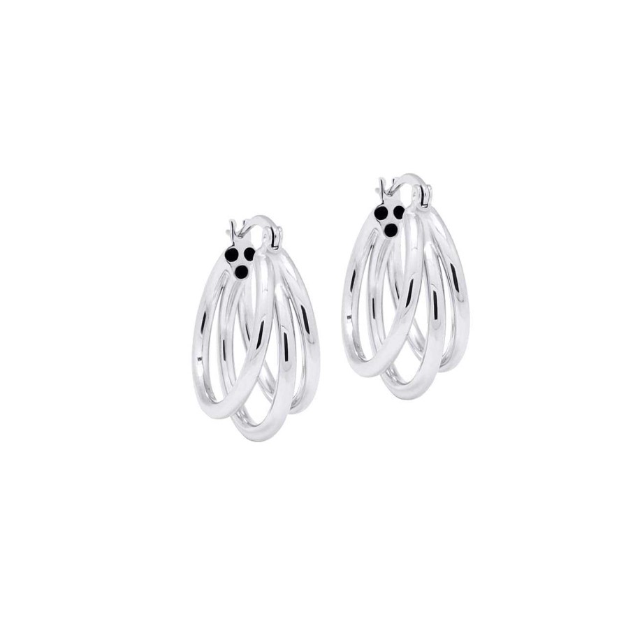 Earrings CANDY | Hoop Earrings Aleni, 925 Sterling Silver