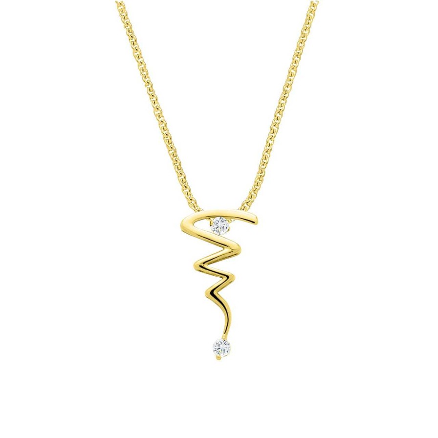 Necklaces CANDY | Necklace Diaz, 925 Sterling Silver, Gold-Plated