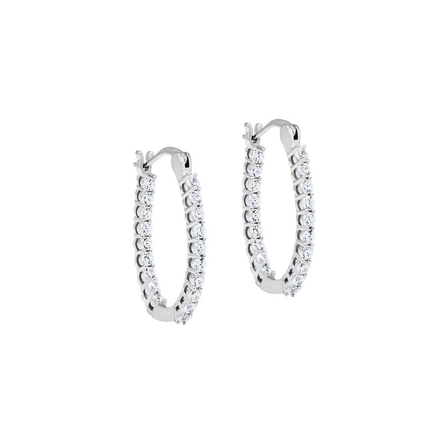 Earrings CANDY | Hoop Earrings Calypso, 925 Sterling Silver