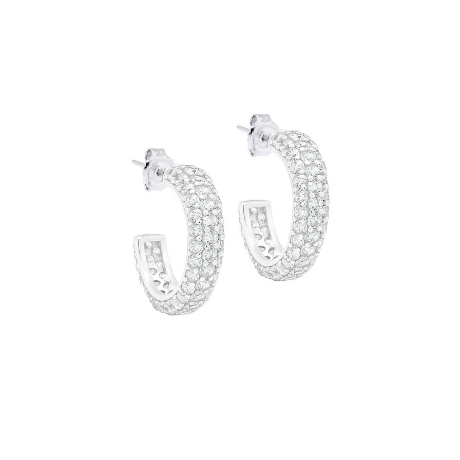 Earrings CANDY | Hoop Earrings Minou, 925 Sterling Silver