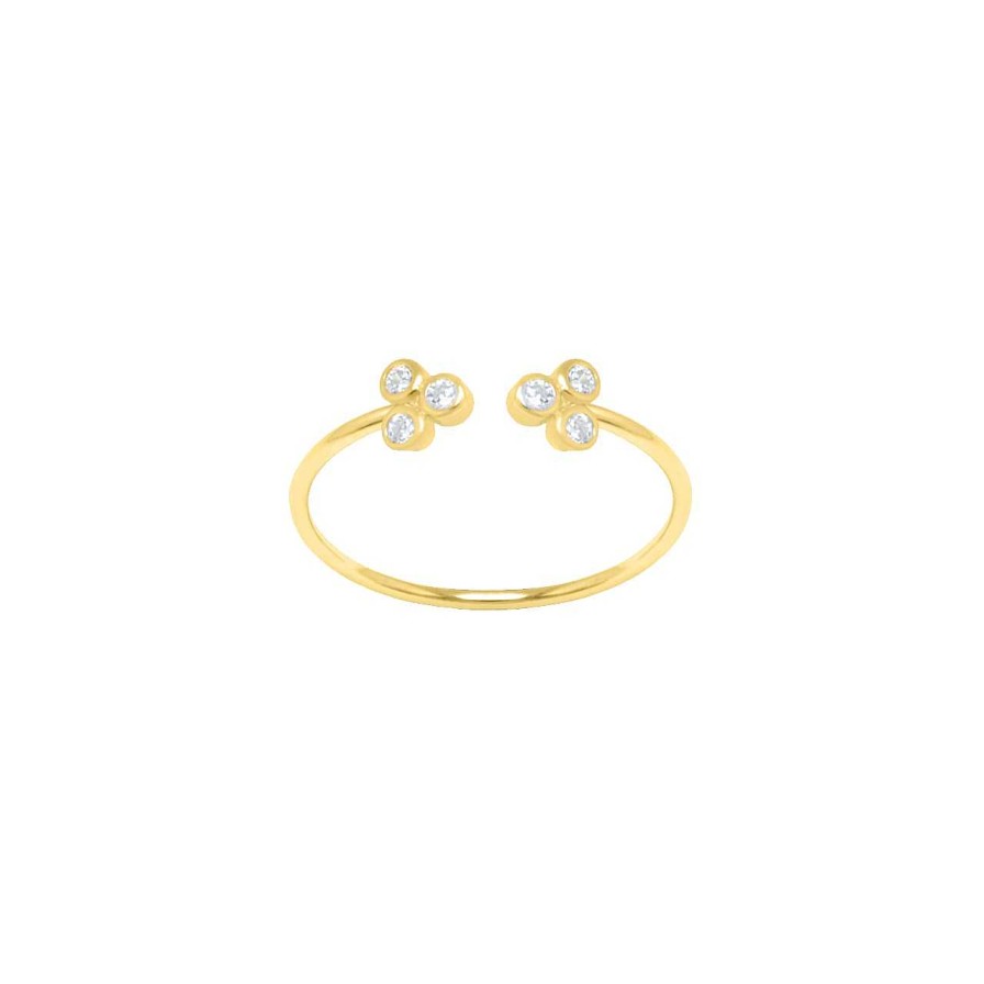 Rings CANDY | Ring Cassy, 925 Sterling Silver, Gold-Plated