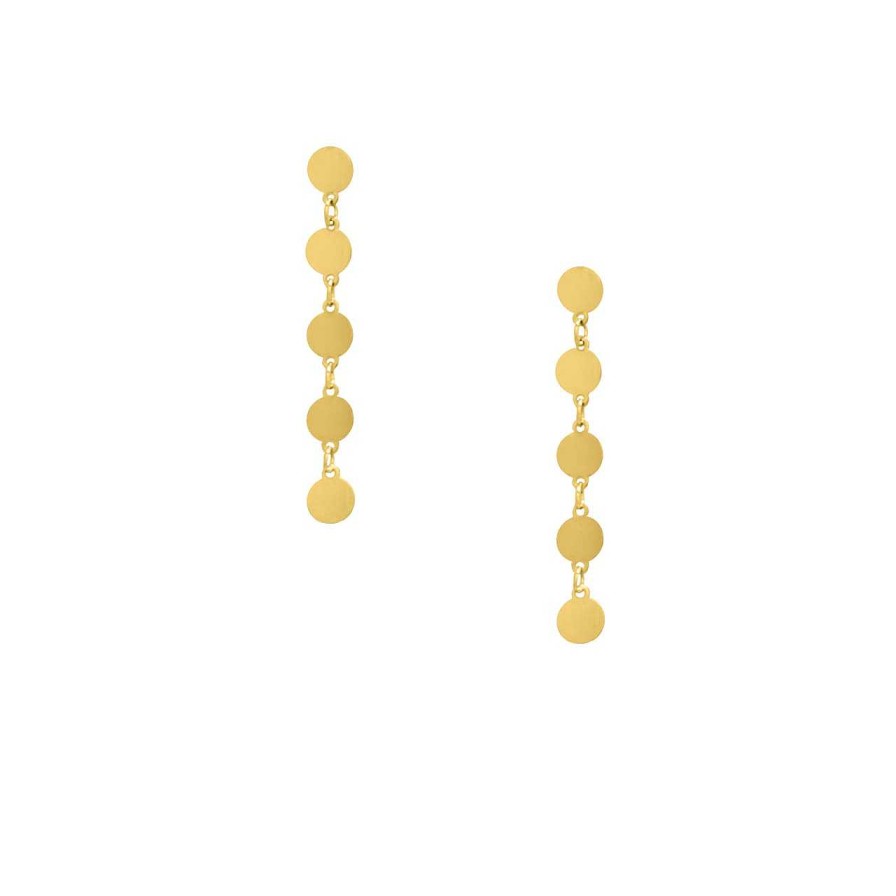 Earrings CANDY | Earrings Maya, 925 Sterling Silver, Gold-Plated