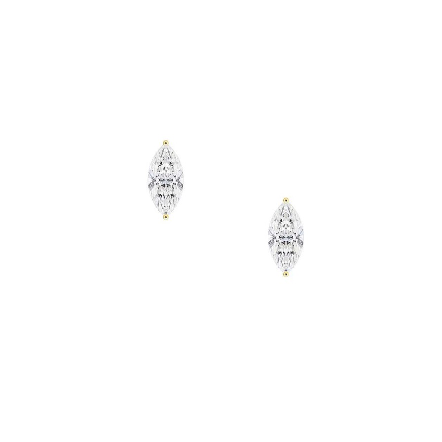 Earrings CANDY | Earstuds Xena, 925 Sterling Silver, Gold-Plated