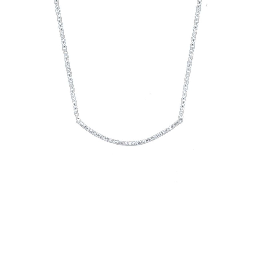 Necklaces CANDY | Necklace Curve, 925 Sterling Silver