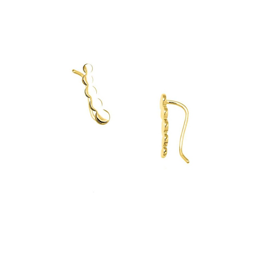 Earrings CANDY | Earrings Breeze, 925 Sterling Silver, Gold-Plated