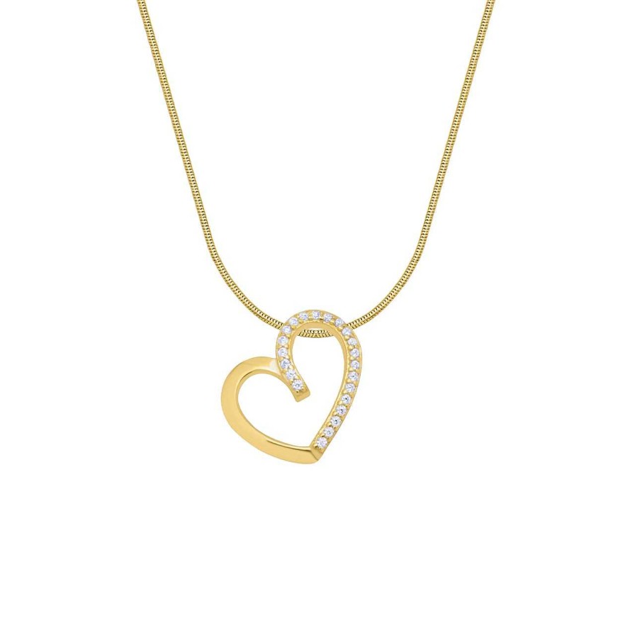 Necklaces CANDY | Necklace Elys E, 925 Sterling Silver, Gold-Plated