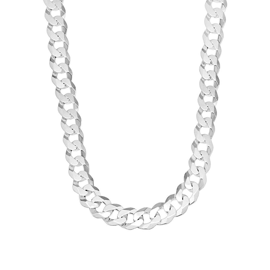 Men CANDY | Curb Chain Necklace Hemera 10.5 Mm, 925 Sterling Silver