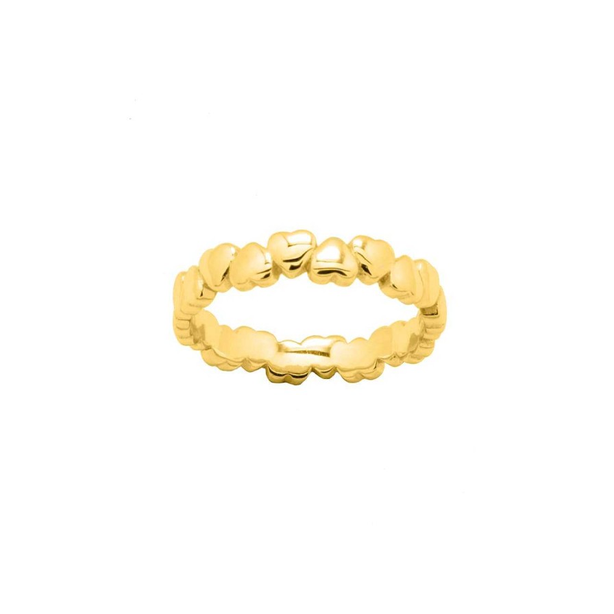 Rings CANDY | Ring Rina, 925 Sterling Silver, Gold-Plated