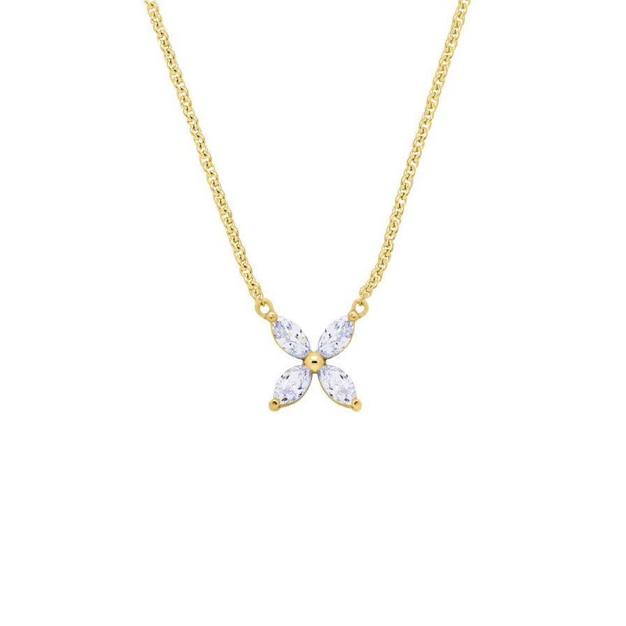 Necklaces CANDY | Necklace Celia, 925 Sterling Silver, Gold-Pated