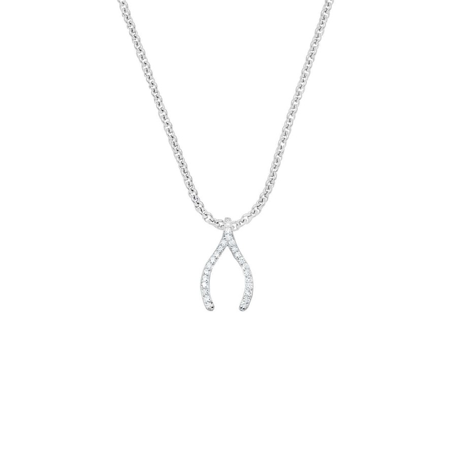 Necklaces CANDY | Necklace Wishbone, 925 Sterling Silver