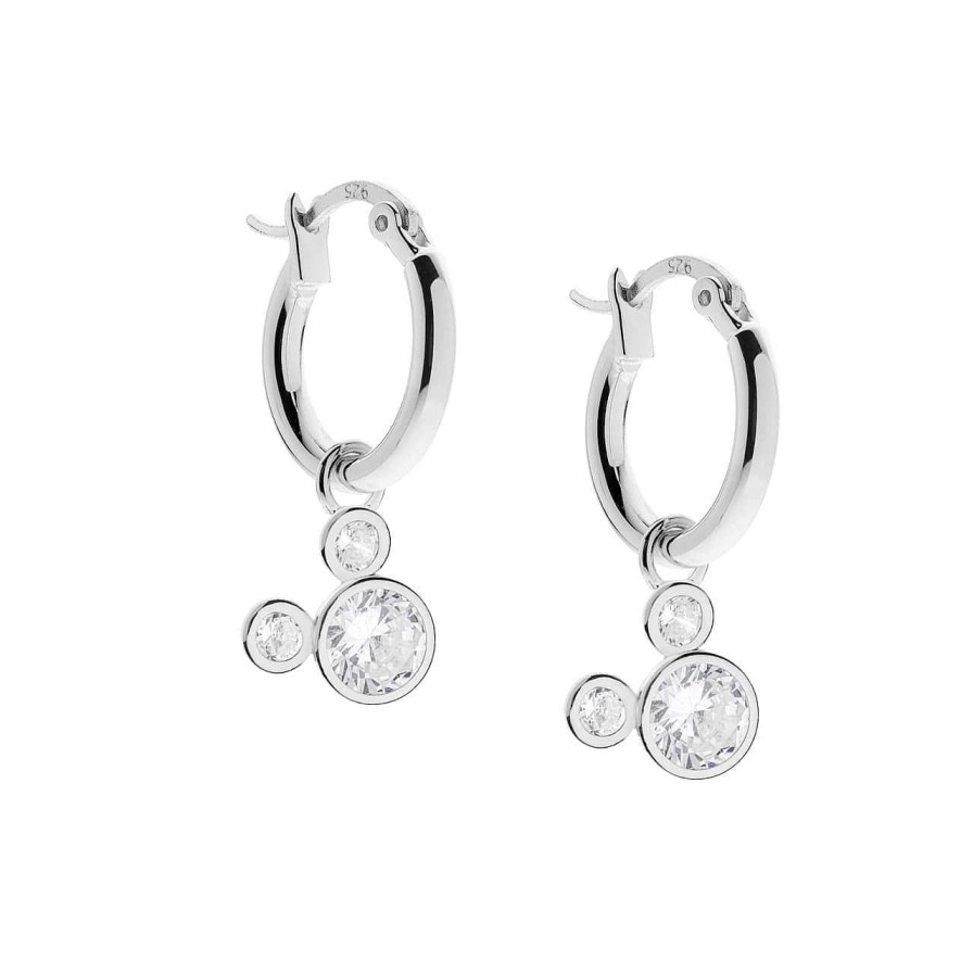 Children CANDY | Disney Hoop Earrings Mickey Mouse, 925 Sterling Silver