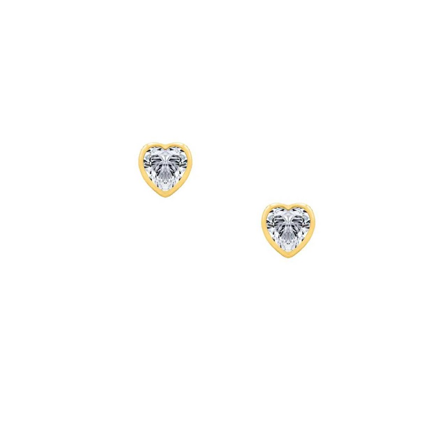 Earrings CANDY | Earstuds Elizabeth, 925 Sterling Silver, Gold-Plated