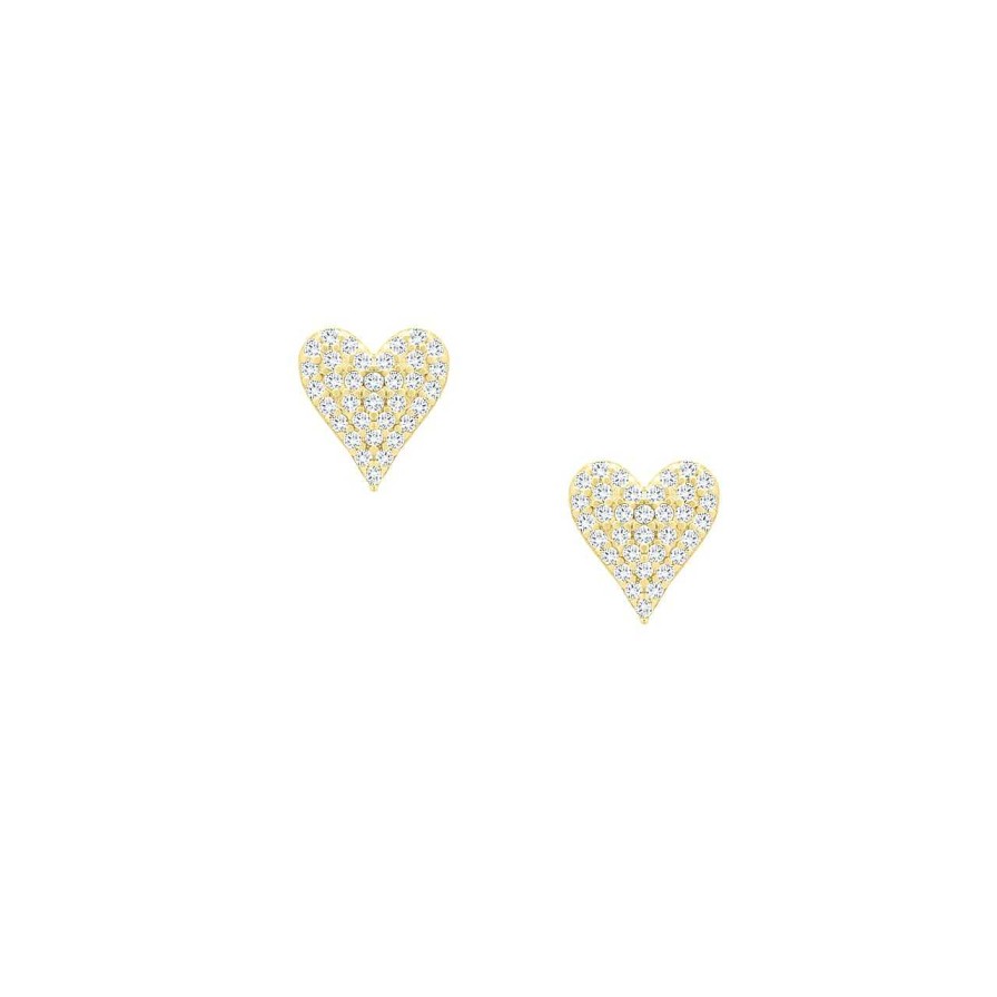 Earrings CANDY | Earrings Inesse, 925 Sterling Silver, Gold-Plated