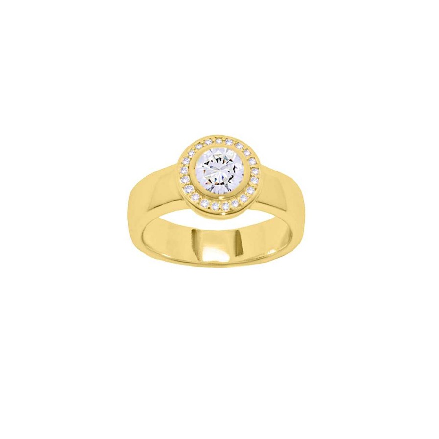 Rings CANDY | Ring Delicacy, 925 Sterling Silver, Gold-Plated