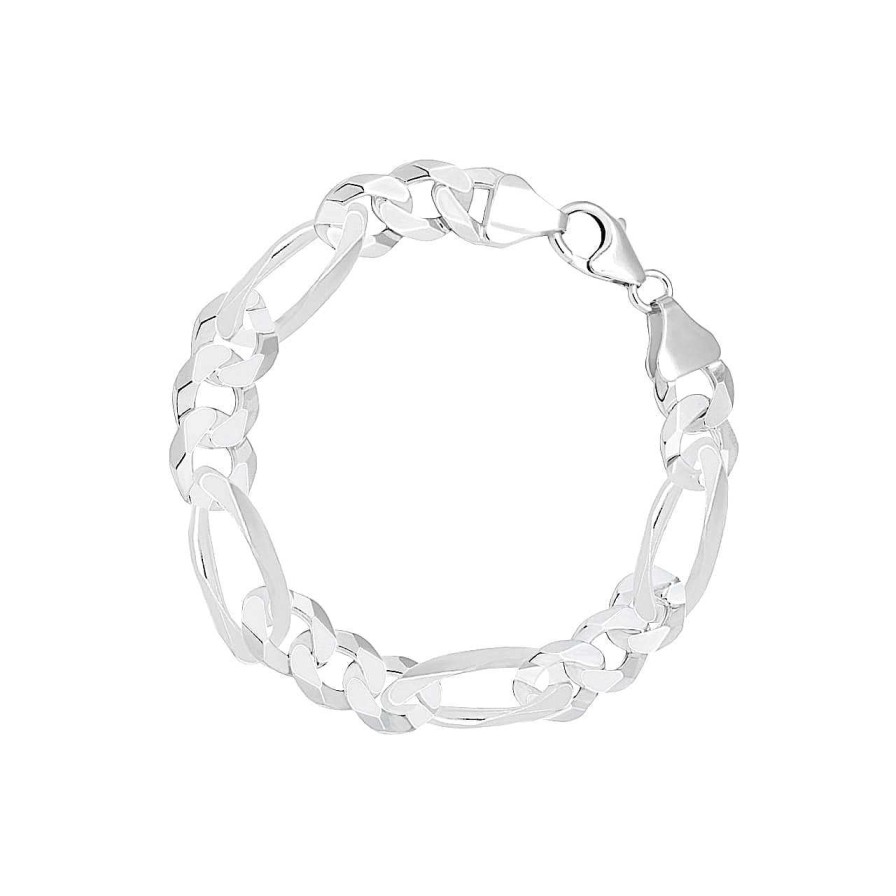 Men CANDY | Figaro Bracelet Aigle 6.5 Mm, 925 Sterling Silver