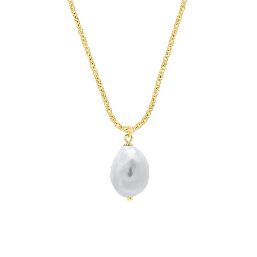 Necklaces CANDY | Necklace Keiko, 925 Sterling Silver, Gold-Plated