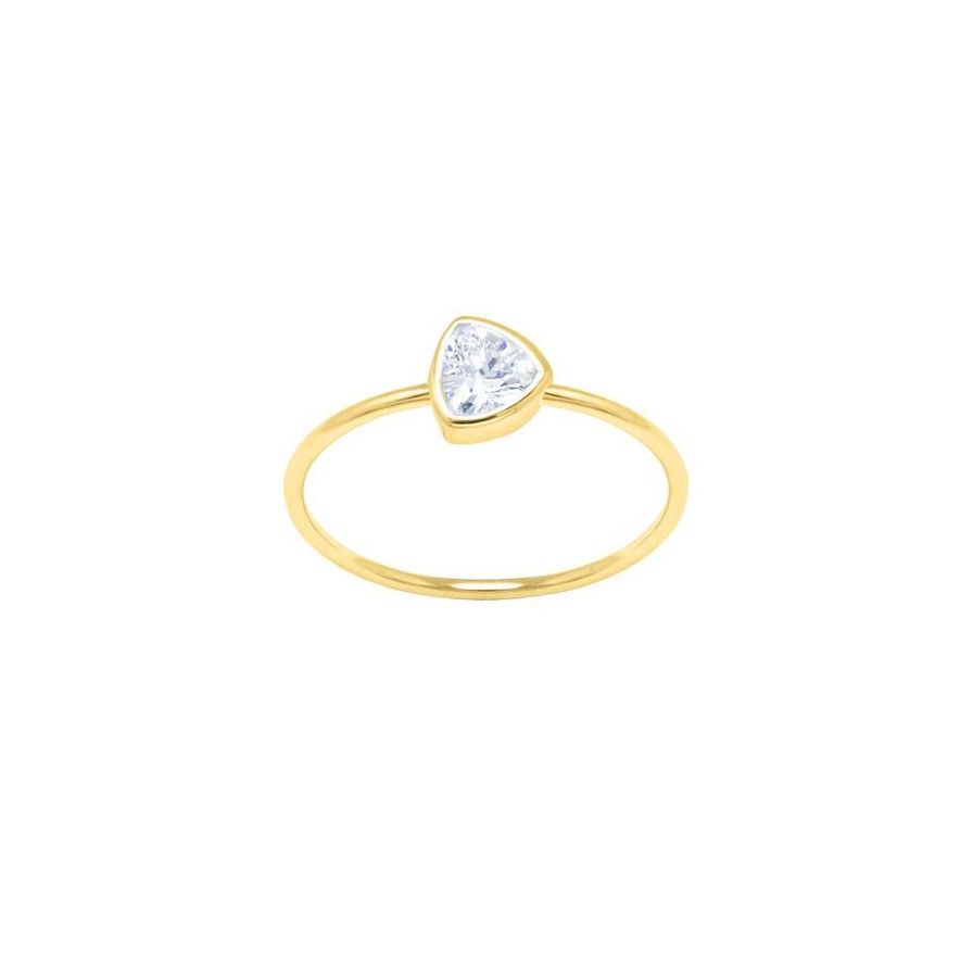 Rings CANDY | Ring Faith, 925 Sterling Silver, Gold Plated