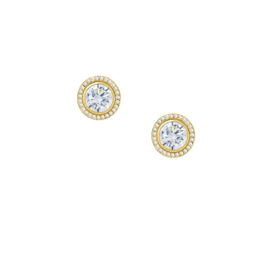 Earrings CANDY | Earstuds Delicacy, 925 Sterling Silver, Gold-Plated