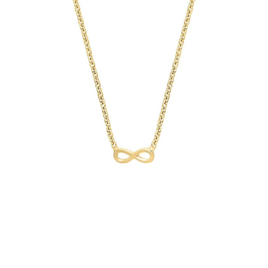 Necklaces CANDY | Necklace Vega Infinity, 925 Sterling Silver, Gold-Plated