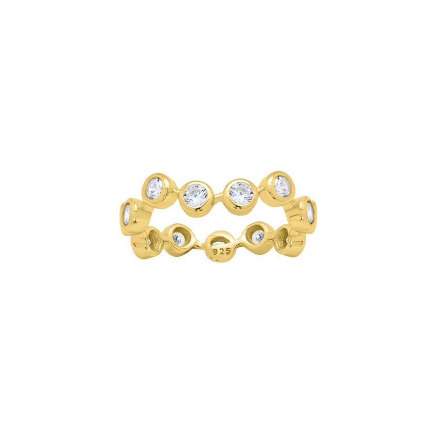 Rings CANDY | Ring Maude, 925 Sterling Silver, Gold-Plated