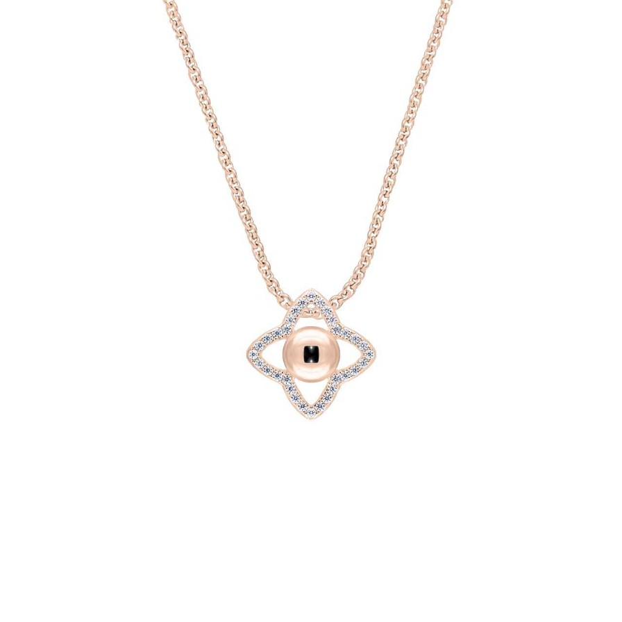 Necklaces CANDY | Necklace Mavia, 925 Sterling Silver, Rose Gold Plated