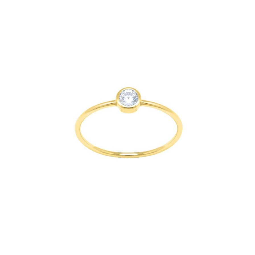 Rings CANDY | Ring Harriet, 925 Sterling Silver, Gold Plated