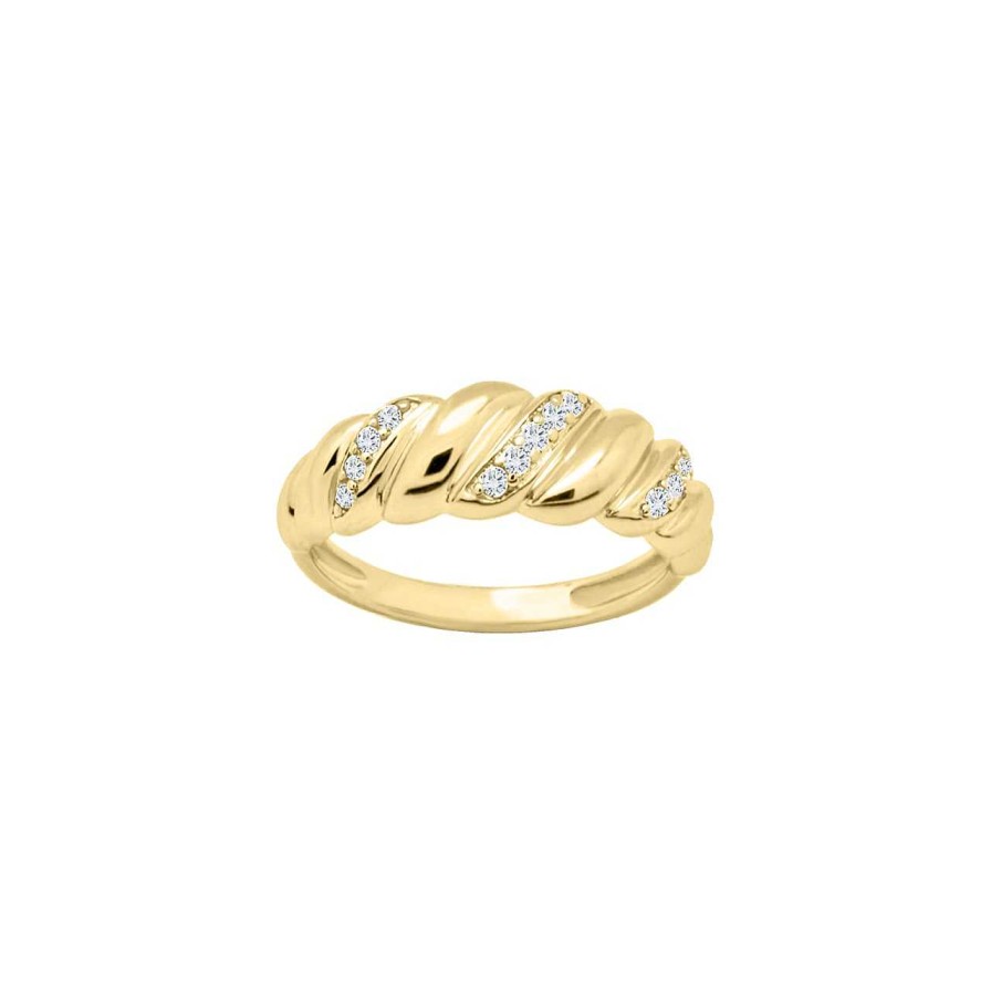 Rings CANDY | Ring Cassia, 925 Sterling Silver, Gold-Plated