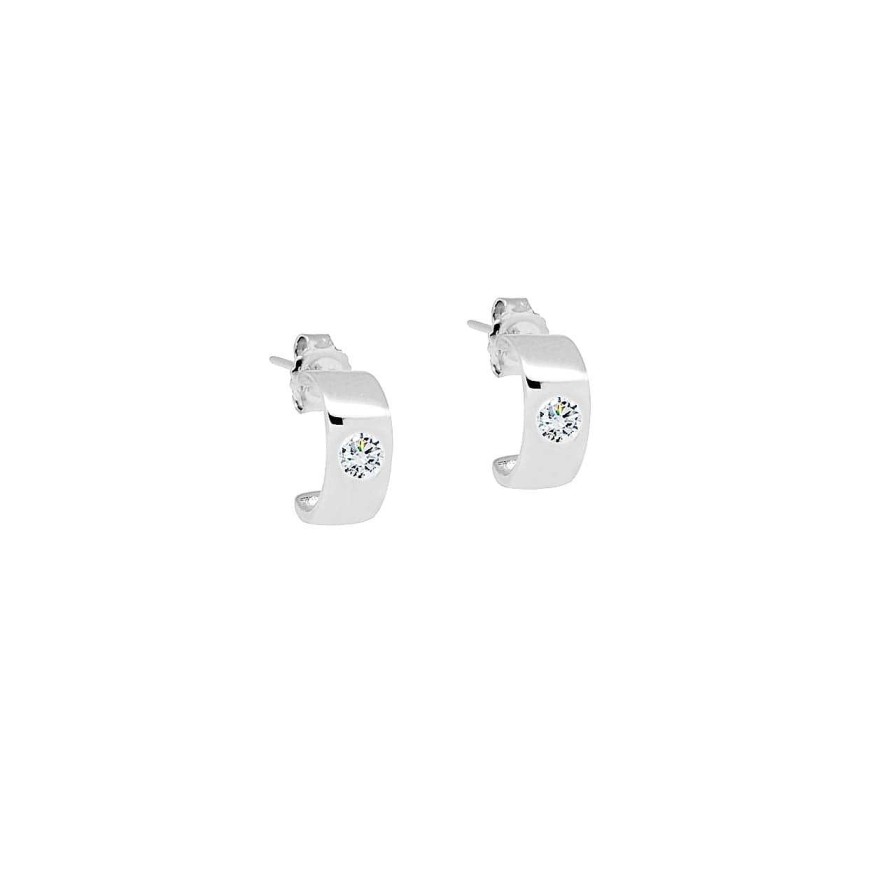 Earrings CANDY | Hoop Earrings Giro, 925 Sterling Silver