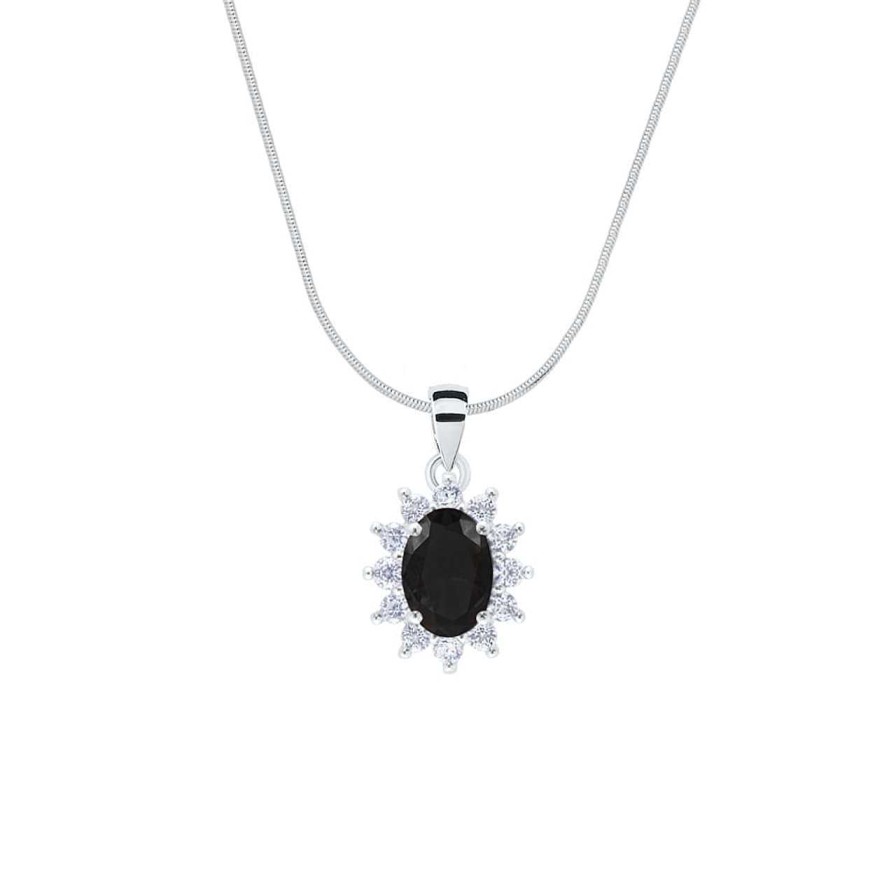 Necklaces CANDY | Necklace Royal, 925 Sterling Silver, Black