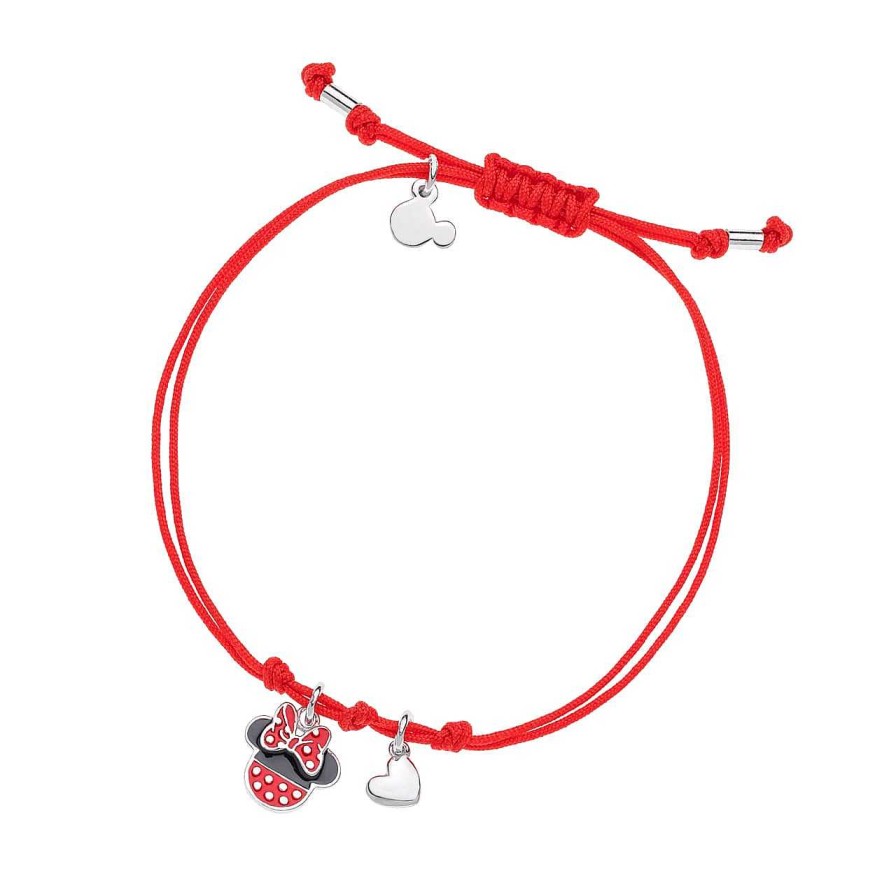 Children CANDY | Disney Bracelet Minnie Mouse Heart, 925 Sterling Silver