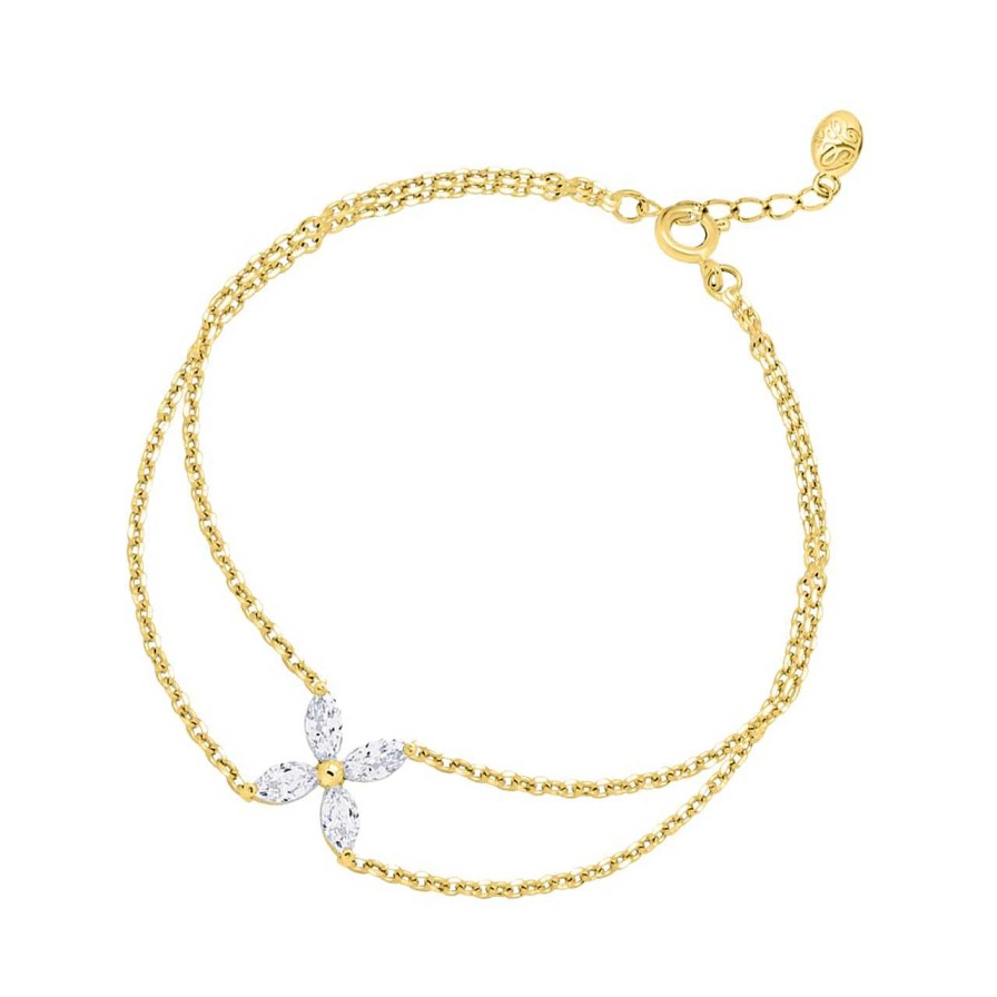 Bracelets CANDY | Bracelet Celia, 925 Sterling Silver, Gold-Plated