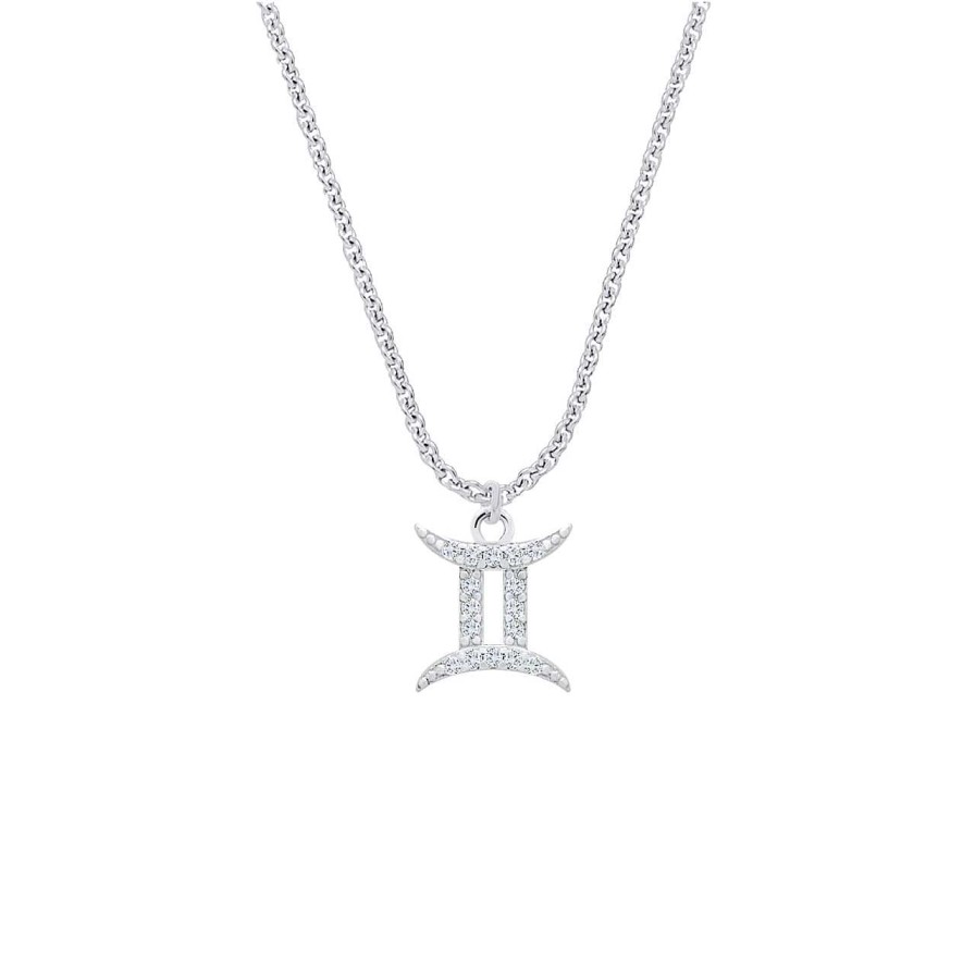 Necklaces CANDY | Necklace Zodiac Gemini, 925 Sterling Silver