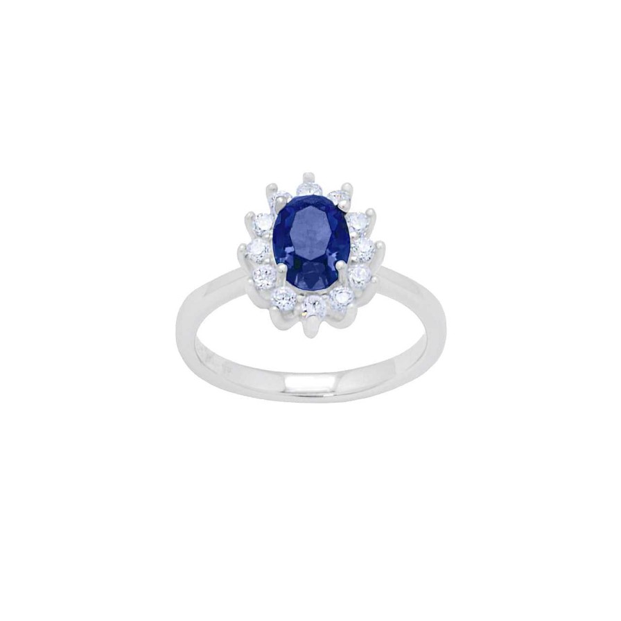 Rings CANDY | Ring Royal, 925 Sterling Silver, Blue