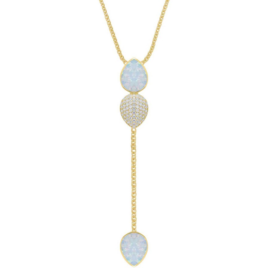 Necklaces CANDY | Y Necklace Palia, 925 Sterling Silver, Gold Plated