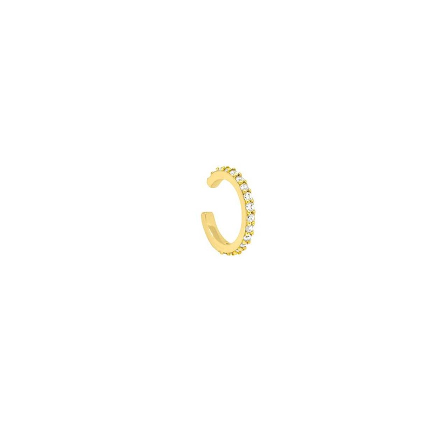 Earrings CANDY | Ear Cuff Loulou, 925 Sterling Silver, Gold-Plated