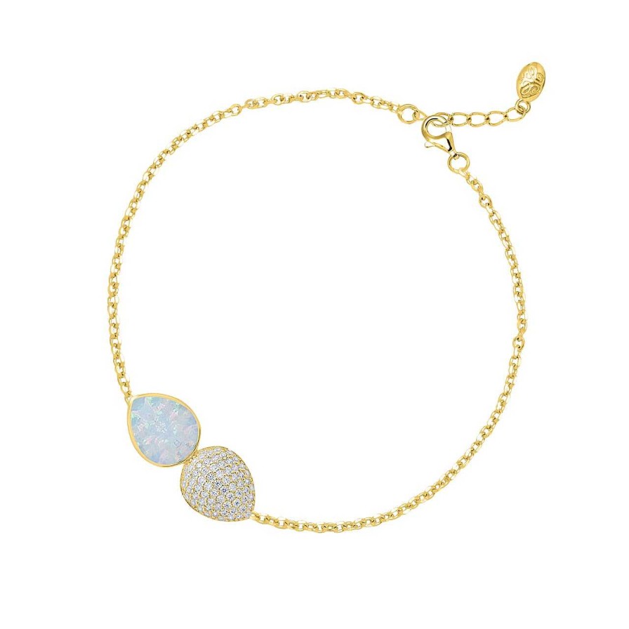 Bracelets CANDY | Bracelet Palia, 925 Sterling Silver, Gold Plated