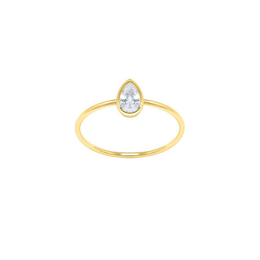 Rings CANDY | Ring Saffron, 925 Sterling Silver, Gold Plated