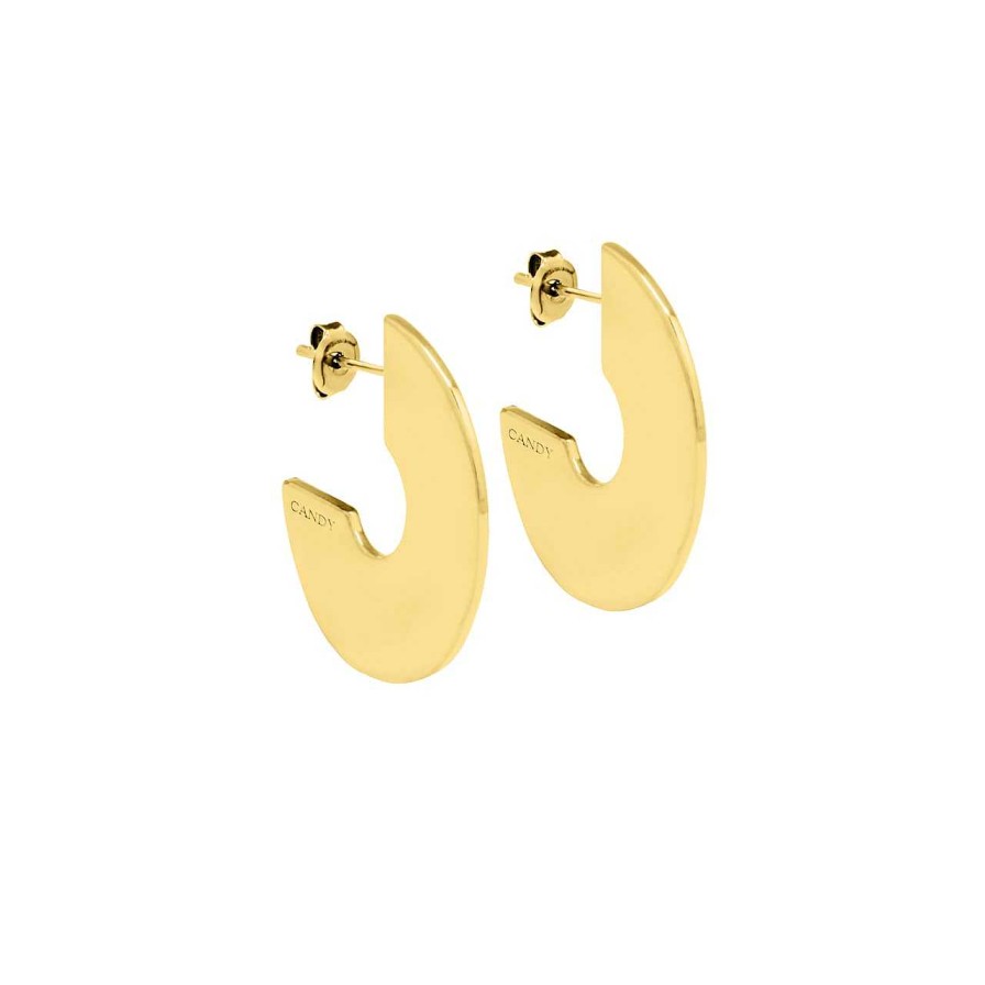 Earrings CANDY | Earrings Pera, 925 Sterling Silver, Gold-Plated